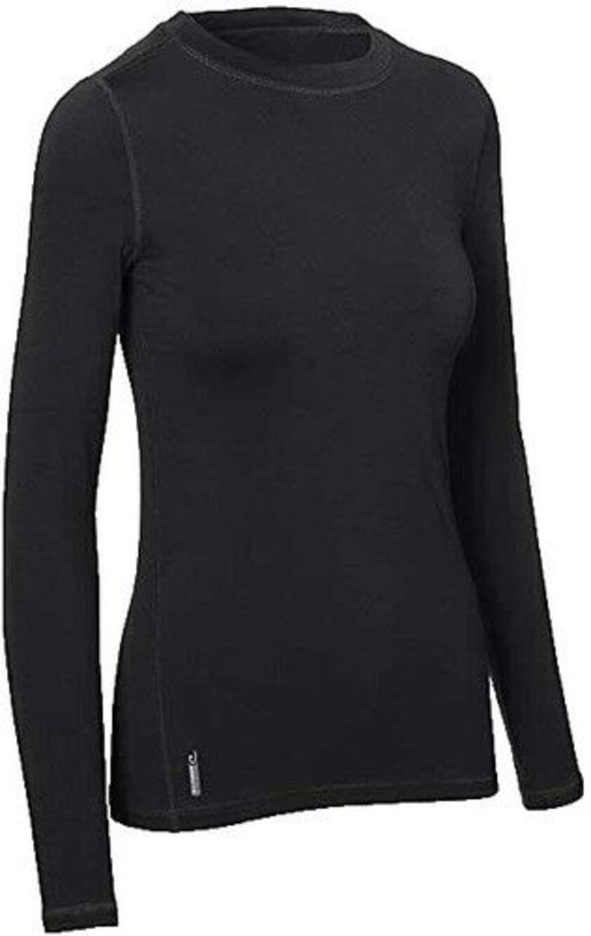 Champion Duofold Women's Varitherm Expedition Crew TOP Base layer Thermal Black